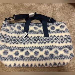 Victoria's Secret Navy and Cream Tote